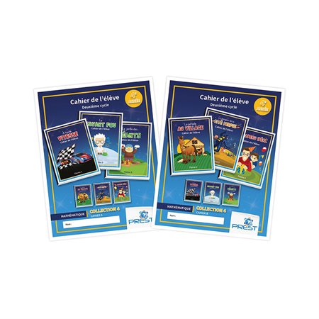 Prest-Math. Cahier A et B - Collection 4 - version 4e année