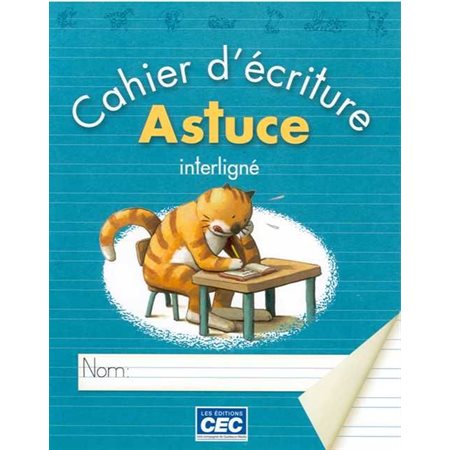 Astuce - cahiers d'écriture Cahier interligné-pointillé (paquet de 4)