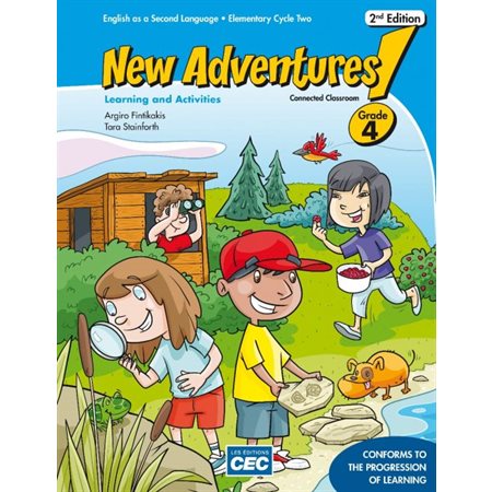 New adventures  : english as a second language, secondary cycle two Learning and activites 4