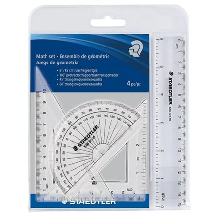 Staedtler 4 Piece Math Set Instruments