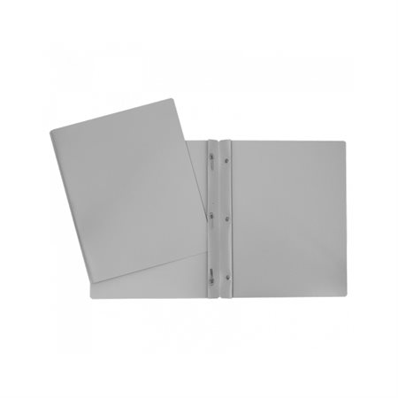 Grey Poly Portfolio with fasteners