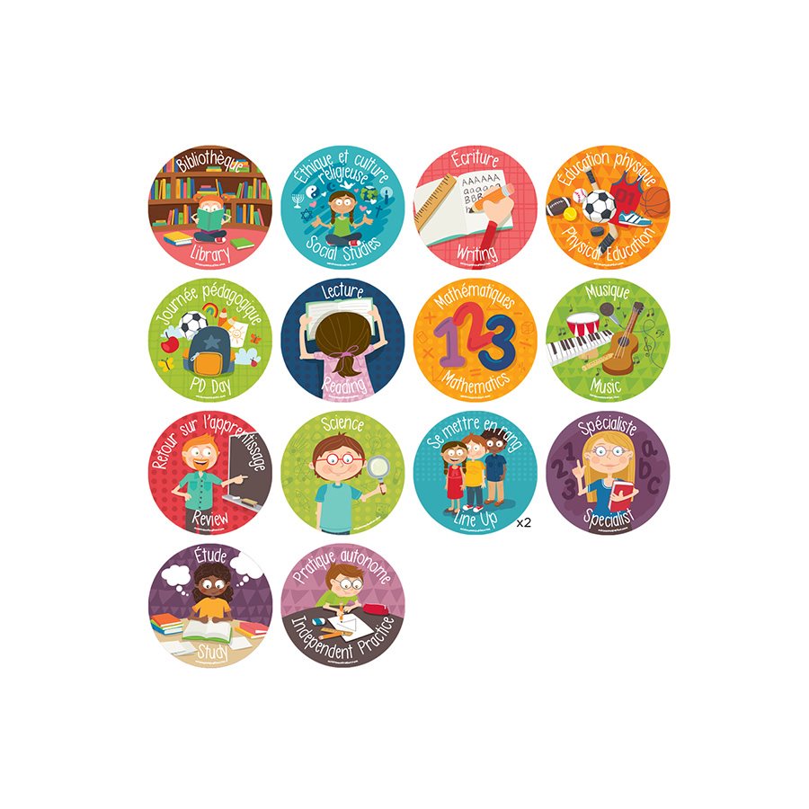 Activités scolaires quotidiennes - Premier cycle du primaire MINIMO