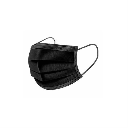 Black disposable mask