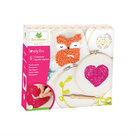 Lovely Box - LG 5 Punch Needle Kit 