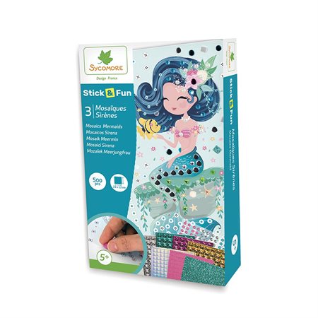 Stick'n Fun - 3 mini mosaïques Sirènes