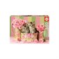Casse-tête 500 pièces - Chatons avec roses