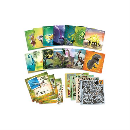 Sticker by number DinosArt