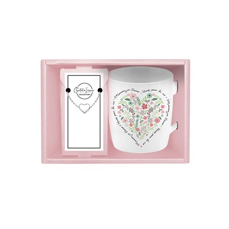 Mug and necklace “Mom”