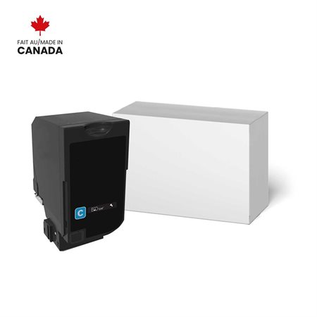 Cartouche remanufacturée Lexmark 74C1SC0 cyan