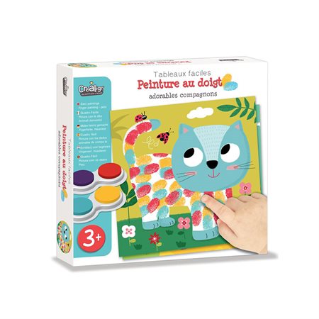 Peinture au doigt facile - Adorable compagnon