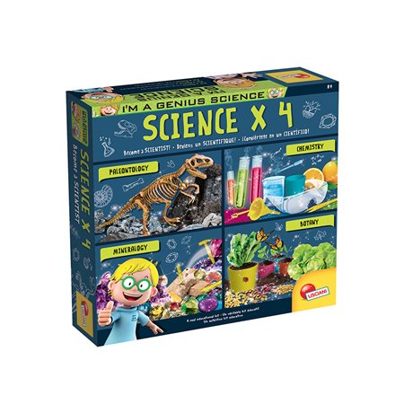 I'm a Genius - Coffret scientifique X 4 (bilingue)
