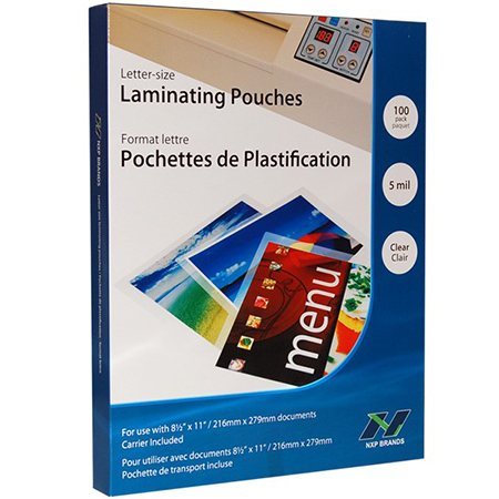 Pochette de plastification 5 mil. (lettre)
