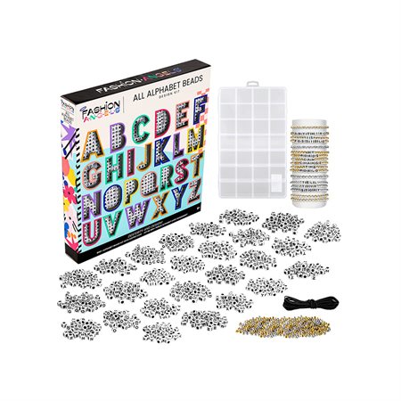 Perles pour bijoux - Alphabet Fashion Angels