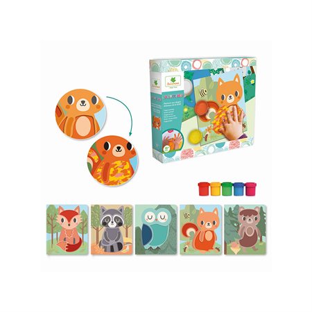 Babyssimo - Finger Paint - Forest Animal
