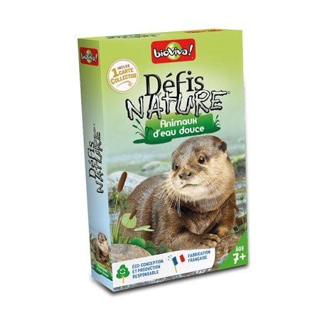 Jeu de cartes - Défis nature - Animaux d'eau douce (FR)