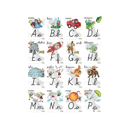 Les 26 lettres de l'alphabet CURSIFS : L'Indispensable