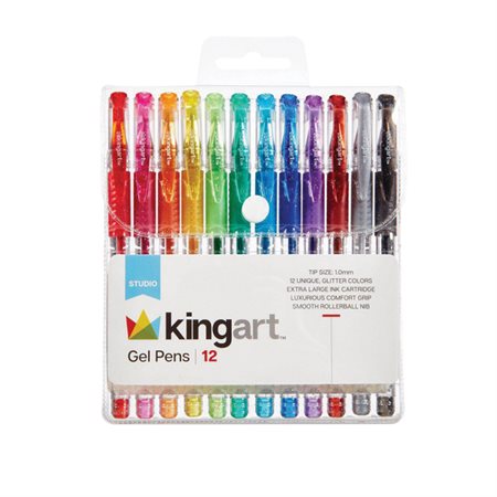 Gel Pens Glitter (12)