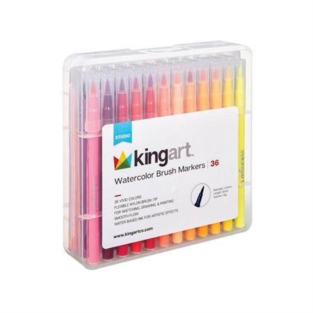 Watercolor Brush Markers (36 colors)