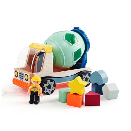 Top Bright - Mixer Truck with Shape Sorter