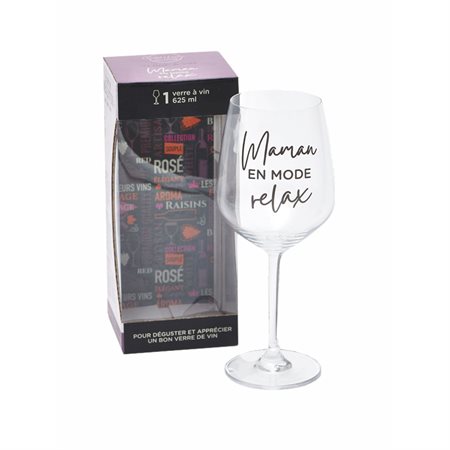 Glass of Wine (FR) Maman en mode relax