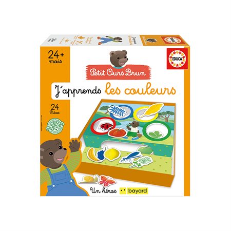 Educa - J'apprends les couleurs - Petit ours brun French Version