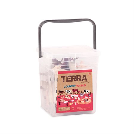 Terra - Les animaux de la ferme en seau