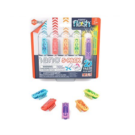 Hexbug Nano - Nano 5 Pack with 1 Flash Nano
