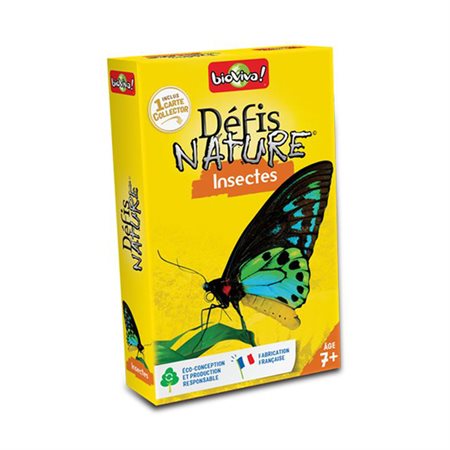 Jeu de cartes - Défis nature insectes
