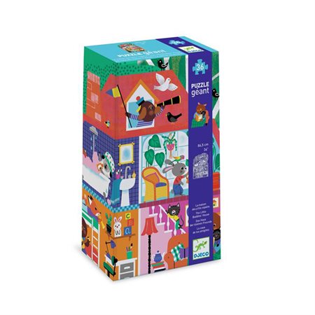 Giant Puzzle - The Little Buddies' House (36 pieces)