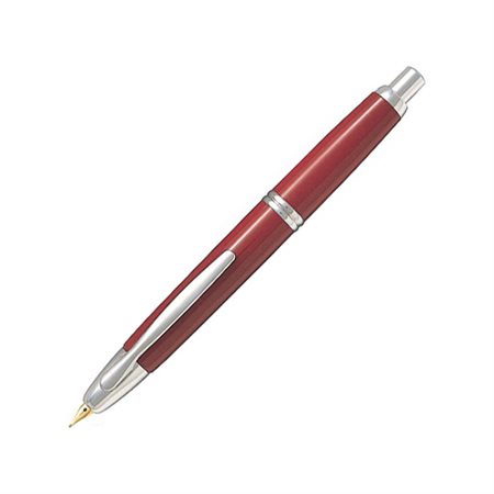 Capless rhium red fountain pen (fine tip)