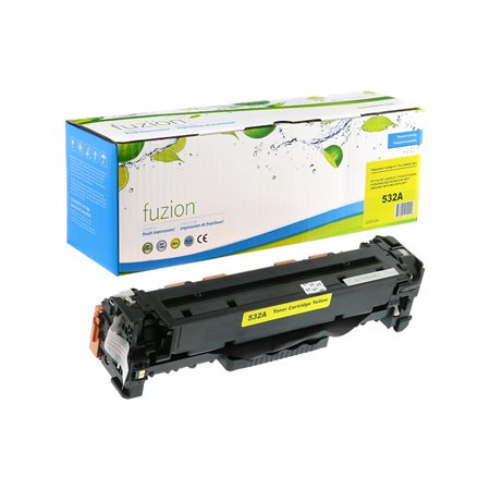 Cartouche de toner jaune compatible (Alternative à HP CC532A et Canon #118)