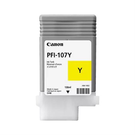Canon PFI-107Y yellow cartridge 130ml