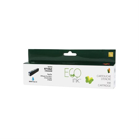 HP 971XL remanufactured cyan cartridge