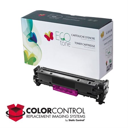 Cartouche de toner laser remise à neuf HP #125A CB543A Magenta