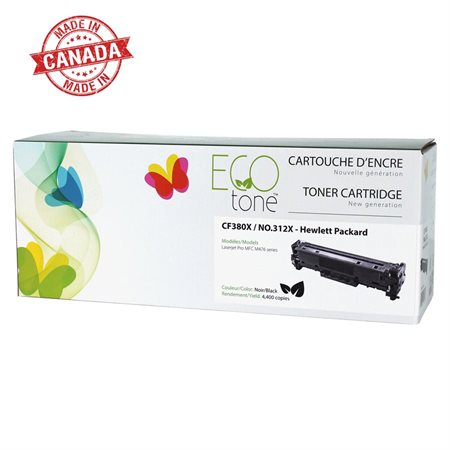 Remanufactured laser toner Cartridge HP #312X CF380X Black