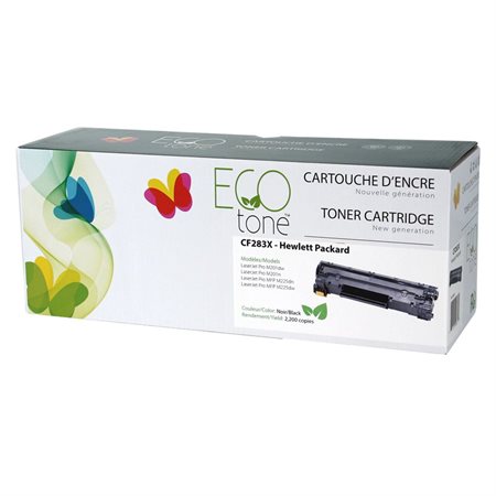 Remanufactured laser toner Cartridge HP #83X CF283X Black