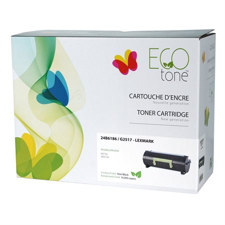 Remanufactured laser toner Cartridge Lexmark 24B6186 Black