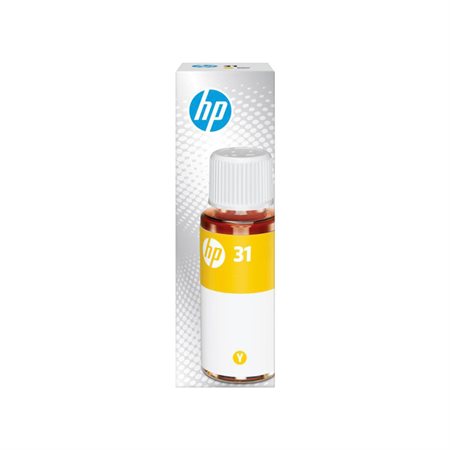 Bouteille d'encre jaune authentique HP 31