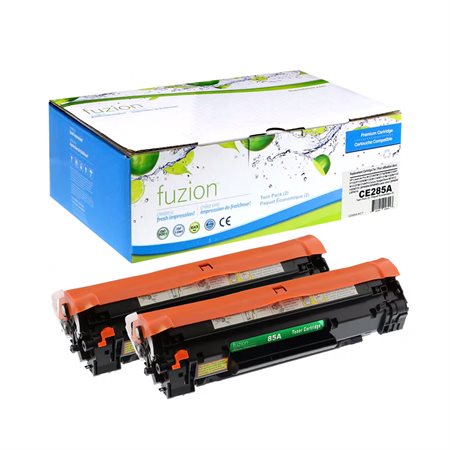 Cartouche alternative Fuzion CE285D noir (emballage de 2 CE285A))