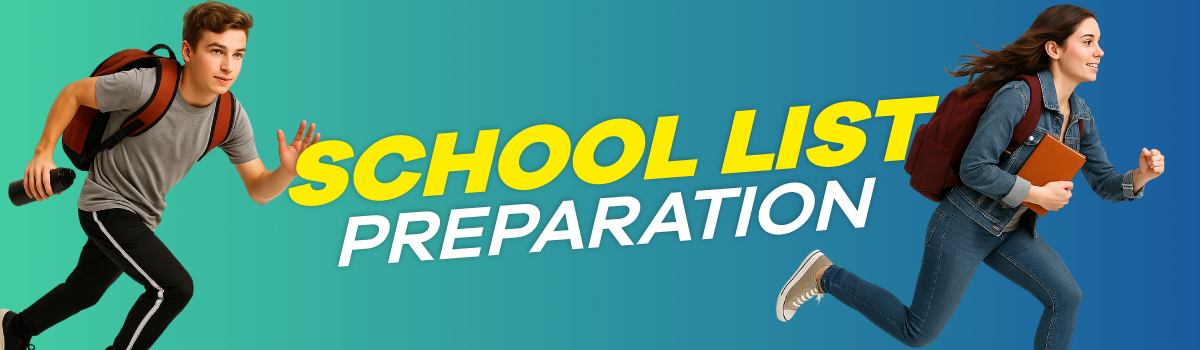 Preparation of school list Preparation of school list