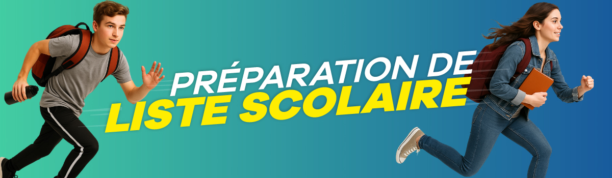 Préparation de liste scolaire Préparation de liste scolaire